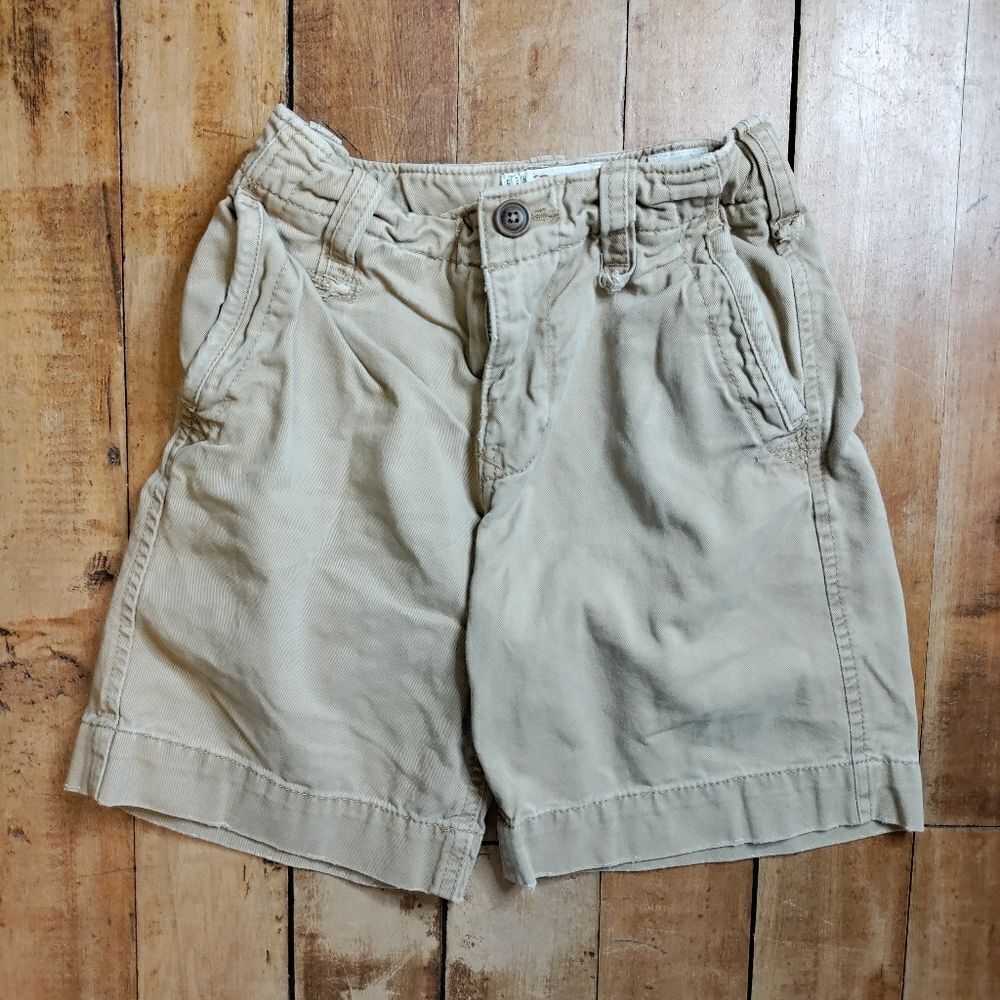 Gap size 5 boys Khaki cargo shorts cotton spring Easter summer utility shorts